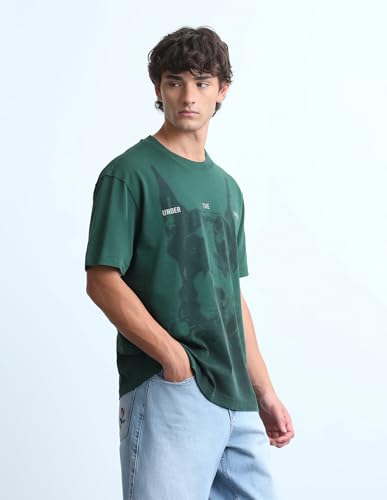 Flying Machine Graphic Printed Relaxed Fit T-Shirt