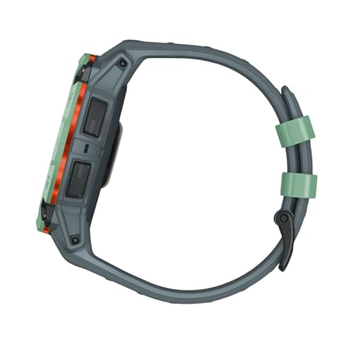 Garmin Instinct® 3 50mm, AMOLED Display, Rugged Outdoor GPS Smartwatch, Metal-Reinforced Bezel, Built-in Flashlight, Up to 18 Days of Battery Life, Neo Tropic/Twilight