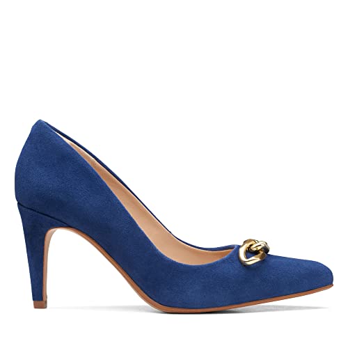 Clarks Laina85 Trim Blue Suede UK-5