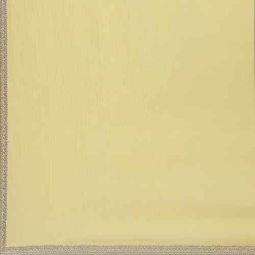 BIBA Women's Yellow Polyester Straight Kurta Sets_42