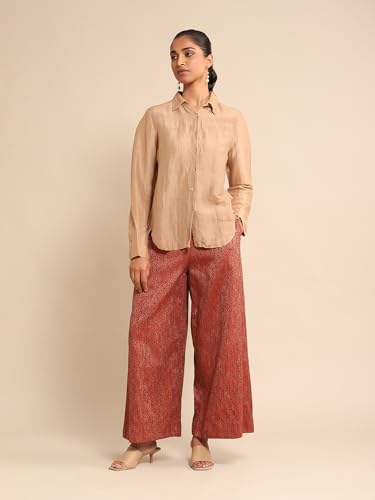 Ritu Kumar Beige Silk Shirt
