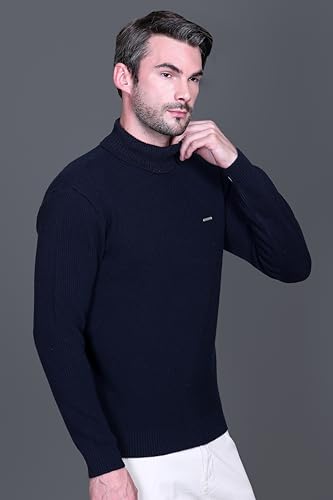 GODFREY Men Sweater for Winter Woolen Navy