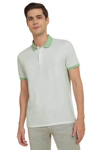 Allen Solly Men's Regular Fit T-Shirt (Green)