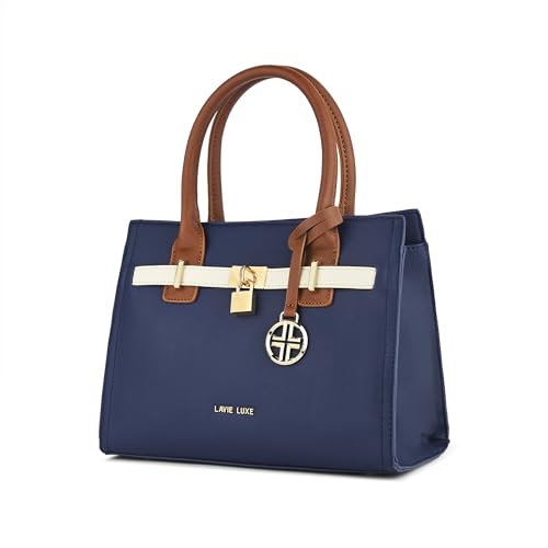 Lavie Luxe Women's Strap Medium Satchel Bag for Women | Satchel Handbag for Work | Ladies purse | Stylish Shoulder Bag | Gift for Women