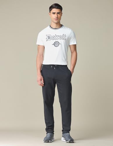 U.S. POLO ASSN. Denim Co. Men's Muscle Fit Typographic Printed T-Shirt (UDTSHOE0161_White_L)