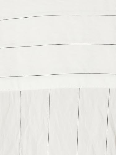 Max Women Striped Shirt (Off White_XL)