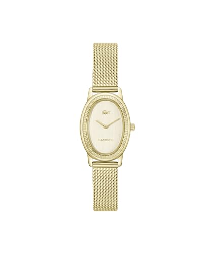 Lacoste Lacoste Parisienne Qtz Basic Light Gold Oval Dial Women's Watch- 2001453