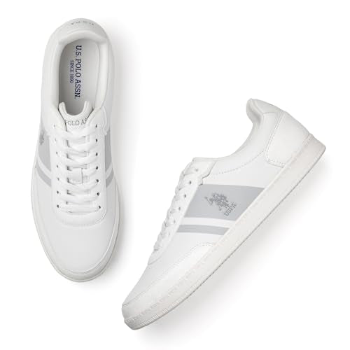 U.S. Polo Assn. HILTTON Mens Sneakers Off White