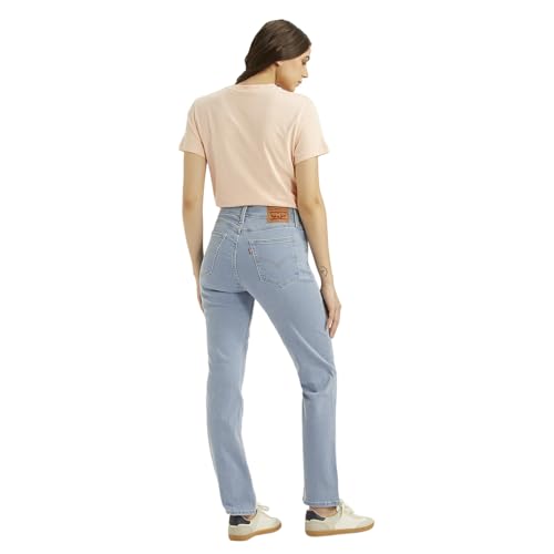 Levi's Women's 724 Light Indigo Straight Fit High-Rise Jeans, 1006, 27