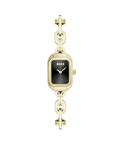 Boss Hailey - Le Qtz Basic Mini Black Rectangle Dial Women's Watch- 1502739