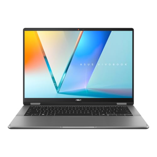 ASUS Vivobook 14 Flip (2026),Intel Core Ultra 5 226V,Intel Arc iGPU,16GB RAM,512GB SSD,OLED,14"(35.5 cm),Windows 11,M365 Basic(1Y),Office 2024,Matte Gray,1.57 Kg,TP3407SA-SG183WS,Thin & Light Laptop