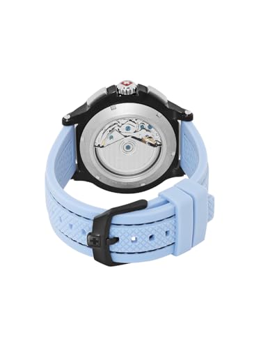 Swiss Military by Chrono Men Blue Band HANOWA Analog Black Dial Watch-05-4347.13.04.001