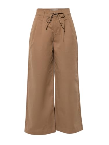 ONLY Women Flared High-Rise Brown Pants