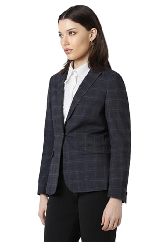 Van Heusen Women's Blazer (VWBZFRGPO80641_Navy