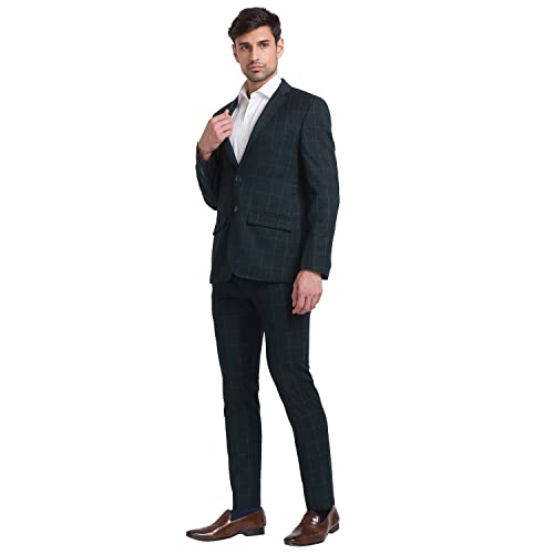 Park Avenue Dark Green Suit (Size: 36)-PMDP04555-N8