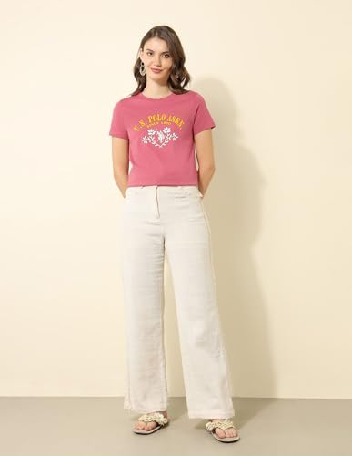 U.S. POLO ASSN. Women's Regular Fit T-Shirt (UWSS25TSH253
