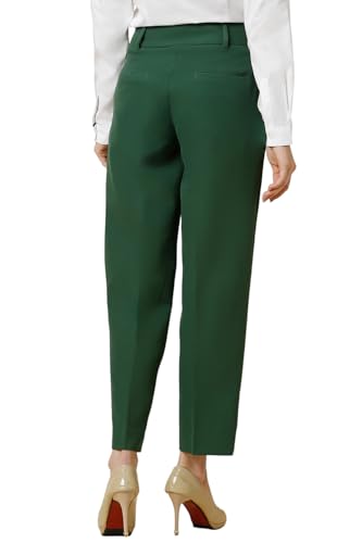 Allen Solly Women's Regular Work Utility Pants (Green)