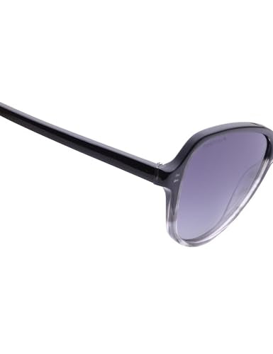 Fastrack Black Colored Acetate Frame CatEye Shaped Polarized Sunglasses for Women