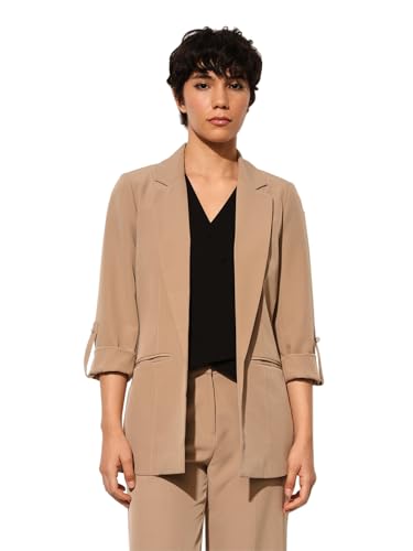 ONLY Women's Loose Fit Light Brown Blazer