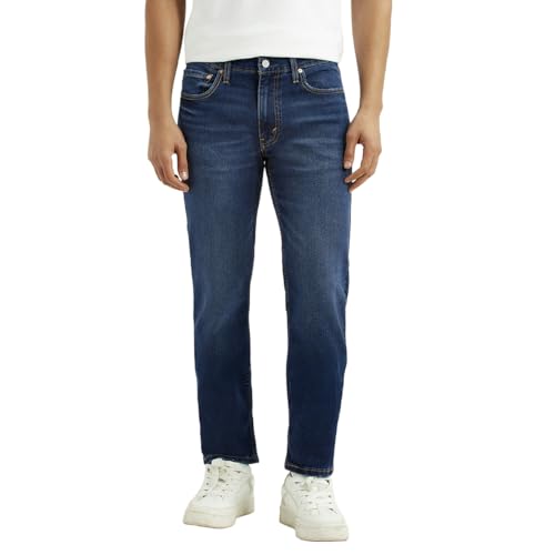 Levi's Men Slim Fit Mid Rise Jeans Dark Indigo