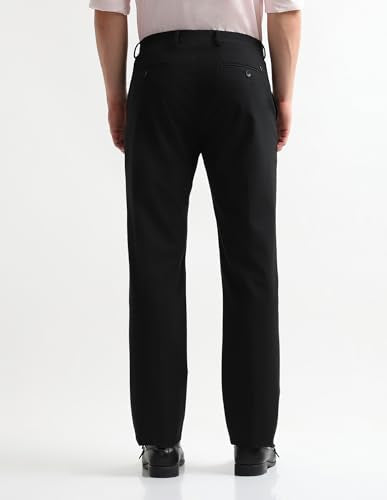 Arrow Men's Regular Pants (ARAKTR2026_Black