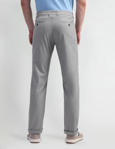 Arrow Sports Men's Regular Casual Pants (ASAITR2484_Grey