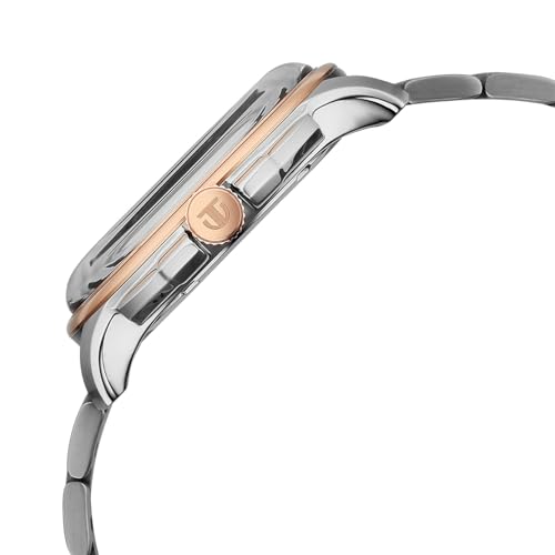 Titan Classique Four Eye Multifunction Analog with Blue Dial Silver Stainless Steel Strap Watch for Men - 90217KM04