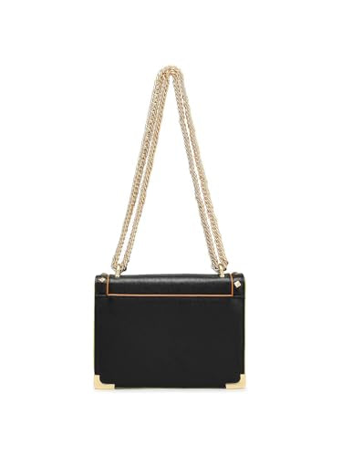 Da Milano Genuine Leather Black Shoulder Bag (00570B) (Small)