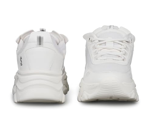 LOUIS STITCH White Sneakers for Women | Comfortable Sneakers | LSLD-SNK-01-WH | UK-8
