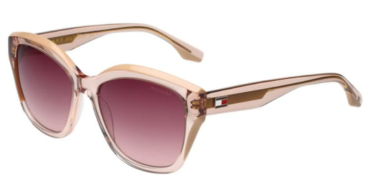Tommy Hilfiger Women's Transparent Pink Sunglasses TH2652 C3