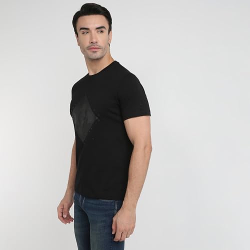 Raymond Men Contemporary Fit Houndstooth Pattern Poly Wool Blend Notch Collar Full Sleeve Formal Blazer (Size:100)-RMJX02691-O6 Brown