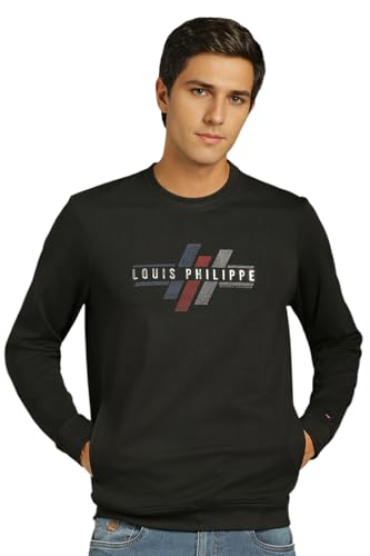 Men Casual Black Graphic Print Sweatshirt
