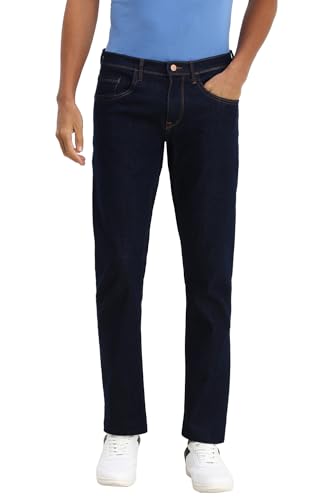 Allen Solly Men's Slim Jeans (ALDNASLF554018_Navy