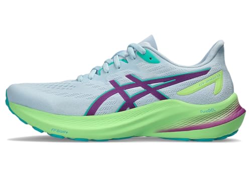 ASICS Womens GT-2000 12 LITE-Show Lite-Show/Illuminate Green Running Shoe - 7 UK (1012B646.300)