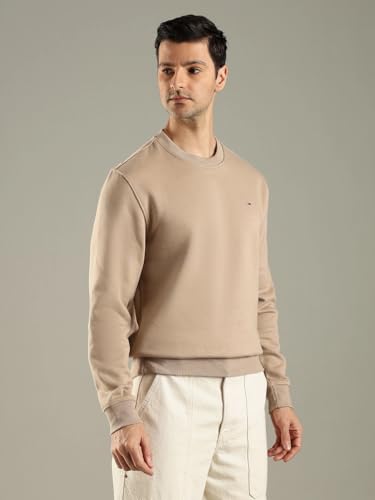 Tommy Hilfiger Solid Regular Fit Cotton Sweatshirt
