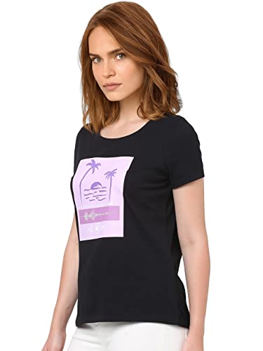 VERO MODA Regular Fit T-Shirt (10280422_Jet Black_XL)