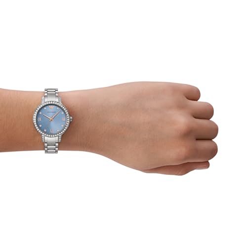 Emporio Armani Analog Blue Dial Women's Watch-AR11585