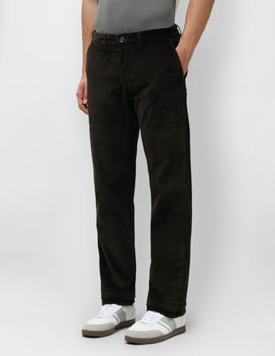 U.S.Polo Association Men's Riley Straight Fit Corduroy Trousers (USTRO071R_Green_40)