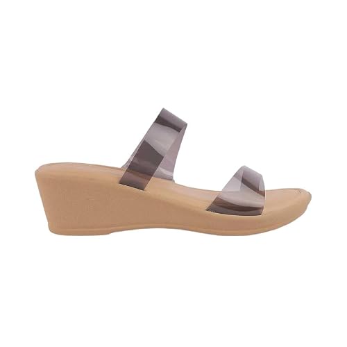 tresmode PARKLANE Black Women's Dress Wedge Sandals in Size 4 UK / 37 EU