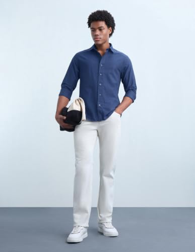 Flying Machine Men's Oxford Regular Fit Shirt