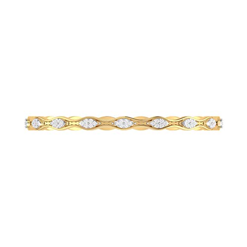 PC Jeweller 14k (585) Yellow Gold and Solitaire Bangle for Women