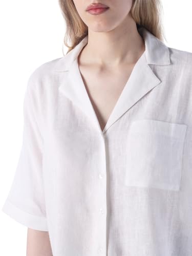 ONLY Women's Solid Regular Fit White Shirt