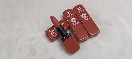 PRO 5D Lipstick Set, Nude Bullet Lipstick, 18 Shades Light to Dark, Professional Cosmetics