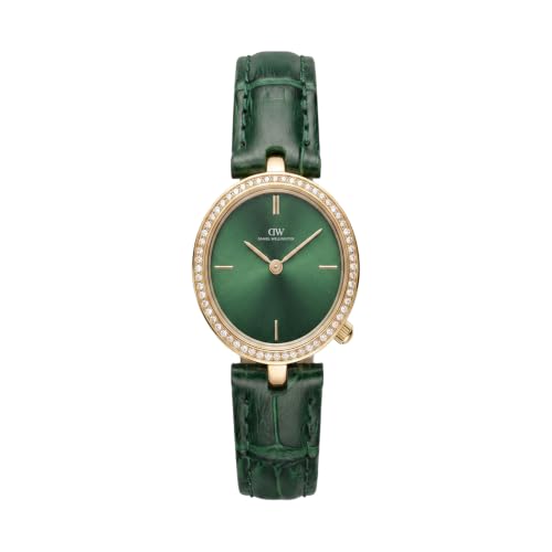 Daniel Wellington Round 23mm Green Dial Analog Women Watch - DW0DL2400