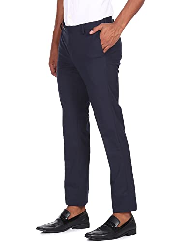 Arrow Mid Rise Flat Front Trousers