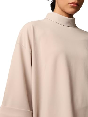 ONLY Women's Oversized Fit Beige Top