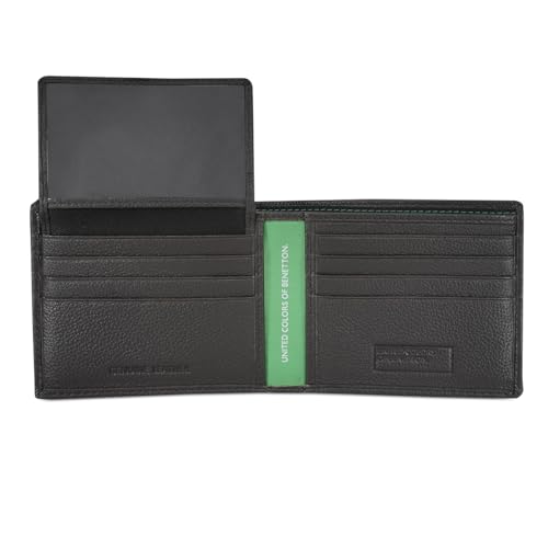 UNITED COLORS OF BENETTON Fenwick Leather Men's Casual Wear Two Fold Wallet (Brown, Free Size)