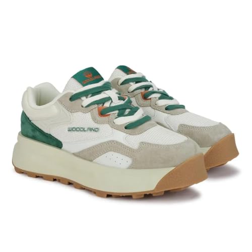 Woodland Women White/LGREY Sneakers