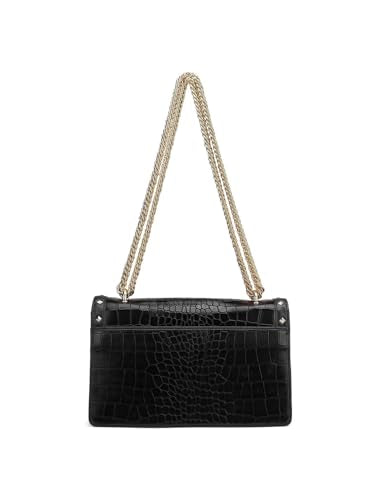 Da Milano Genuine Leather Black Shoulder Bag (00588C) (Small)