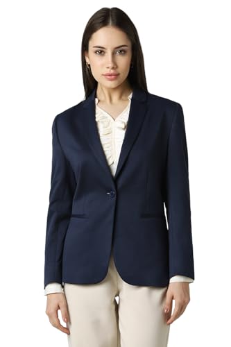 Van Heusen Women's Blazer (VWKZFRGFA53330_Navy